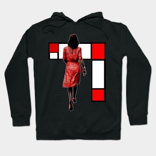 Woman In The City Walking One Hoodie